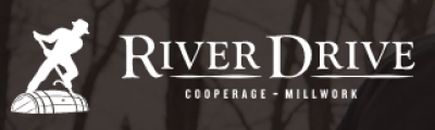 Logo for:  River Drive  Cooperage  Millwork